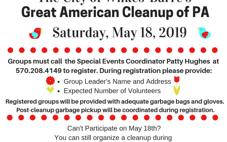 2019 Great American Cleanup