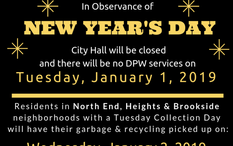 New Year's Day Curbside Collection 