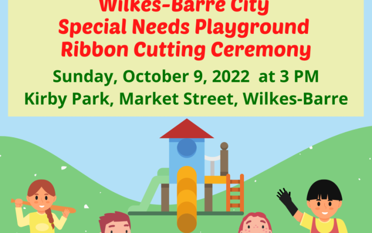 Special Needs Playground Ribbon Cutting